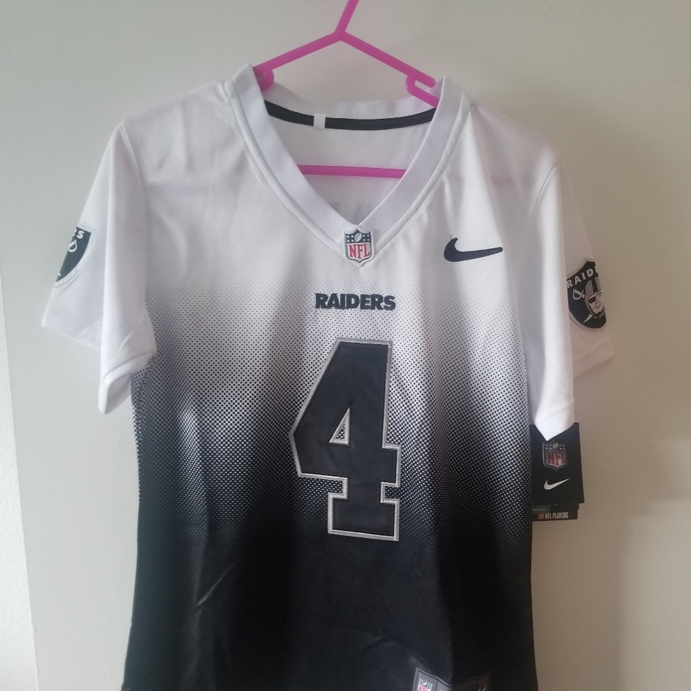 XL NFL Carr Raiders Womens Jersey